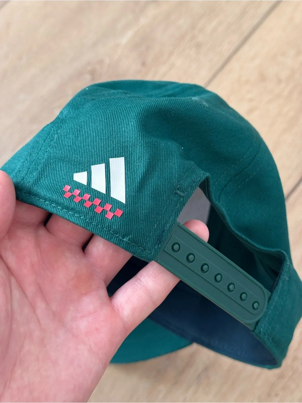 adidas Dark Green Baseball Cap with Pizza Patch